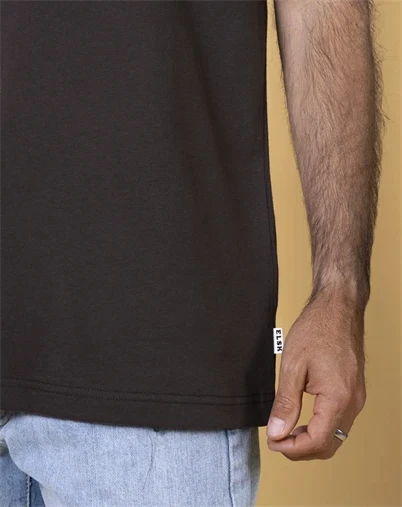 Elsk - Pure Men's Brushed T-Shirt - Soil Brown 